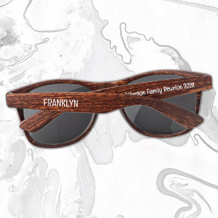 Family Reunion Customised Wood Plastic Sunglasses