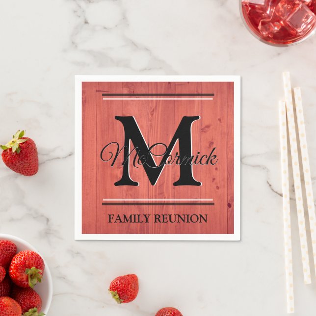 Family Reunion Decorations Ideas Party Supplies Napkin (Insitu)