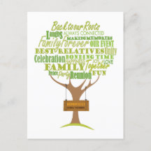 Family Reunion design with tree element