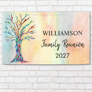 Family Reunion Family Tree Banner