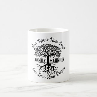 Family Reunion Family Tree Heart Roots Coffee Mug