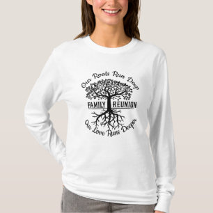 Family Reunion Family Tree Heart Roots T-Shirt