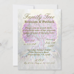 Family Reunion - Family Tree Invitation