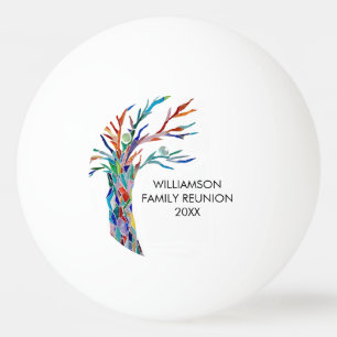 Family Reunion Family Tree Ping Pong Ball