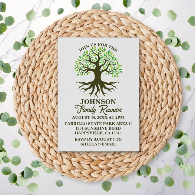 Family Reunion Family Tree Roots Invitation (Creator Uploaded)