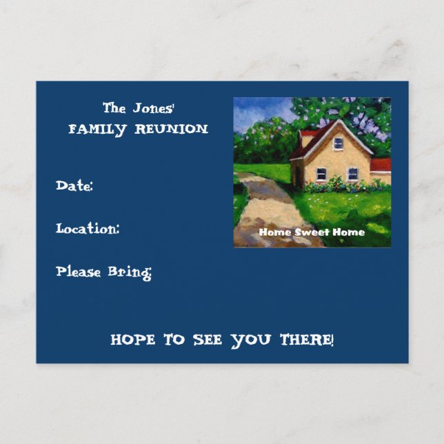 FAMILY REUNION: FINE ART: POSTCARDS (Front)