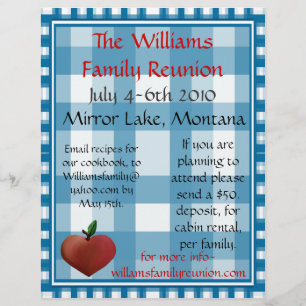 Family Reunion Flier Flyer