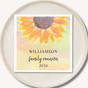 Family Reunion Floral Napkin