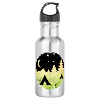 Family reunion fully customisable camping 532 ml water bottle