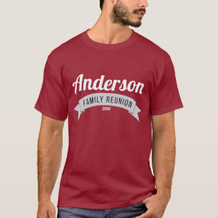 Family reunion gathering love custom personalise T-Shirt
