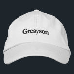 Family Reunion Hat<br><div class="desc">Celebrate your next family reunion in style with this personalised baseball cap. Just add your family name and reunion year using the easy template fields. This custom hat is a fun and practical keepsake that coordinates perfectly with our 4th of July BBQ and summer party collection. Whether you're gathering in...</div>