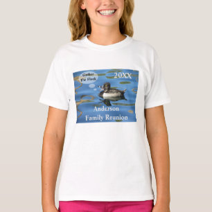 Family Reunion Humourous Duck on Lake Event T-Shirt