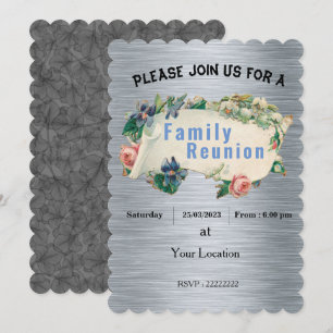 Family Reunion invitation