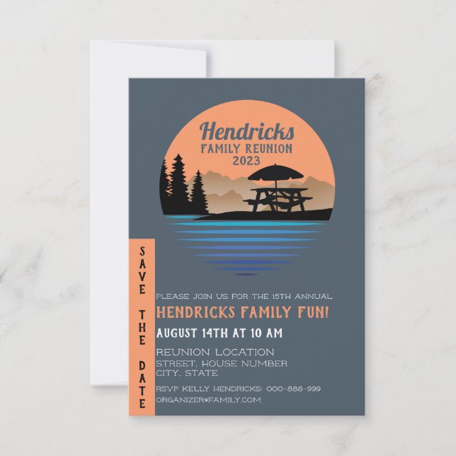 Family Reunion invitation (Front)