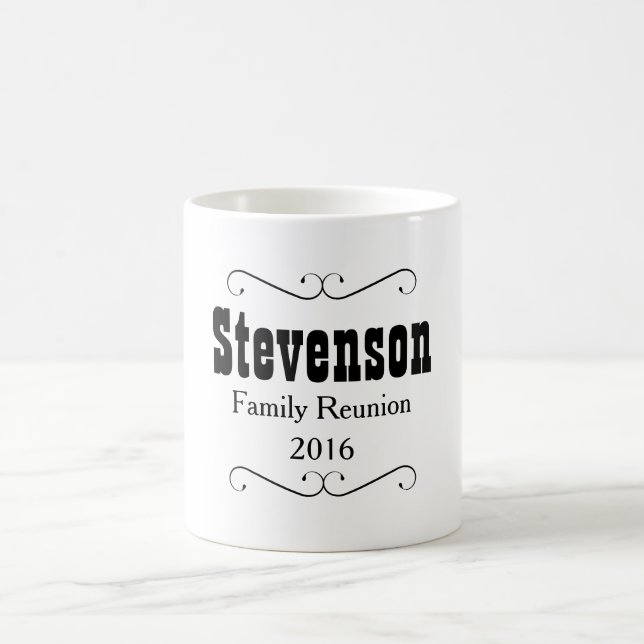 Family Reunion Keepsake with Flourish Coffee Mug (Center)
