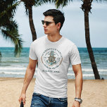 Family Reunion Matching Cruise Trip Custom T-Shirt<br><div class="desc">Get on deck with this nautical theme anchor, boat wheel, and rope design as a family doing nautical things like cruise trip, boating, beach house vacation. Add your family name, the event, and date by clicking the "Personalise" button. Makes a perfect family reunion matching shirt and this year's family reunion...</div>