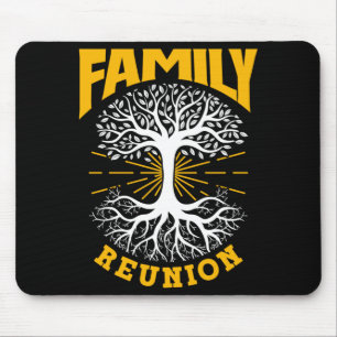 Family reunion meeting families gathering family mouse pad