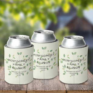 Family Reunion Modern Family Tree Personalised Can Cooler