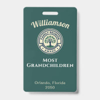 Family Reunion Most Grandchildren Award