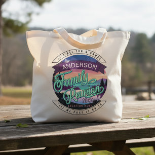 Family Reunion Mountain Lake Landscape Dk ID1126 Tote Bag