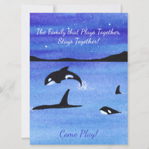 Family Reunion Orca Invitation