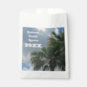 Family Reunion Palm Trees Tropical Island Vacation Favour Bag