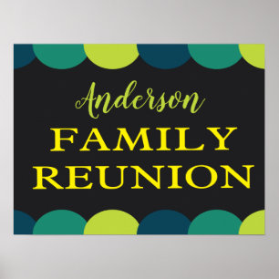 Family Reunion Party Event Sign