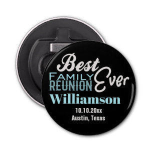 Family Reunion Party Favour Keepsake Bottle Opener