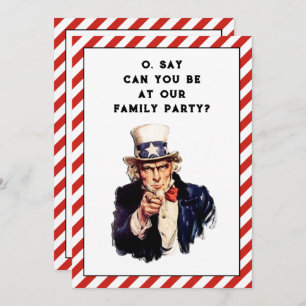 Family Reunion Party Invitations