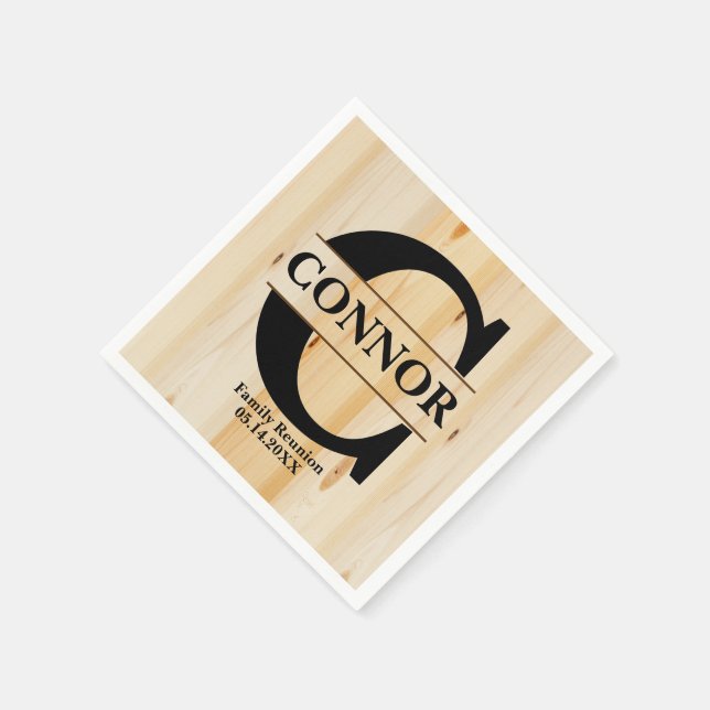 Family Reunion  | Personalised Napkin (Corner)