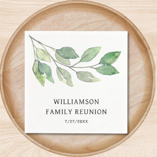 Family Reunion Personalised Napkin