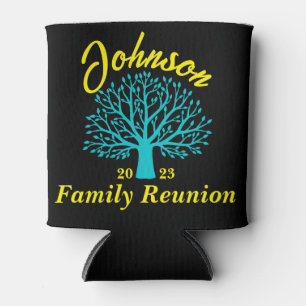 Family Reunion Personalized Front and Back  Can Cooler