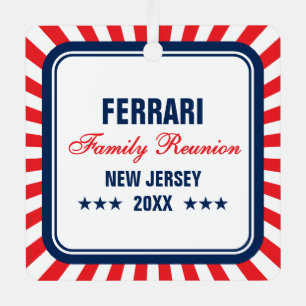 Family Reunion Photo Christmas Ornament