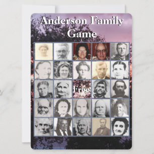 Family Reunion Photo Game Purple Sunset and Trees