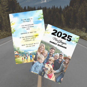 Family Reunion Photo  Invitation