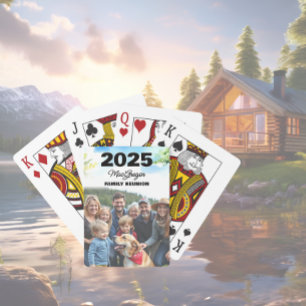 Family Reunion Photo  Playing Cards