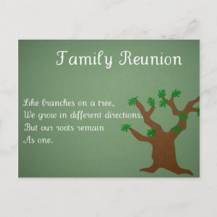 Family Reunion Postcard