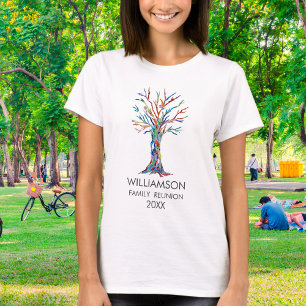 Family Reunion Rainbow Family Tree T-Shirt