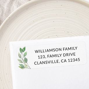 Family Reunion Return Address Label