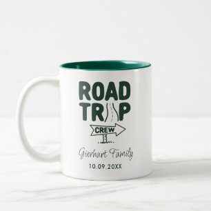 Family Reunion Road Trip Custom Keepsake Two-Tone Coffee Mug