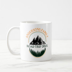 Family Reunion Road Trip Mountain Personalised  Coffee Mug