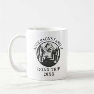 Family Reunion Road Trip Mountain Personalised  Coffee Mug