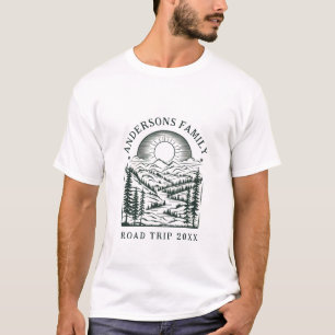Family Reunion Road Trip Mountain Personalised T-Shirt