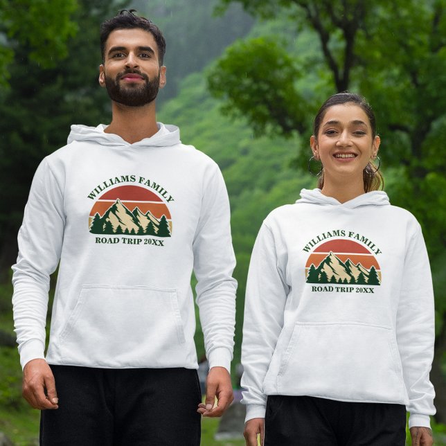 Family Reunion Road Trip Sunset Mountains Custom Hoodie (Creator Uploaded)