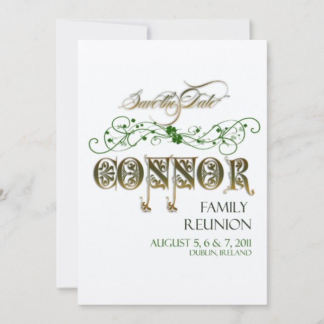 Family Reunion Save the Date (Front)