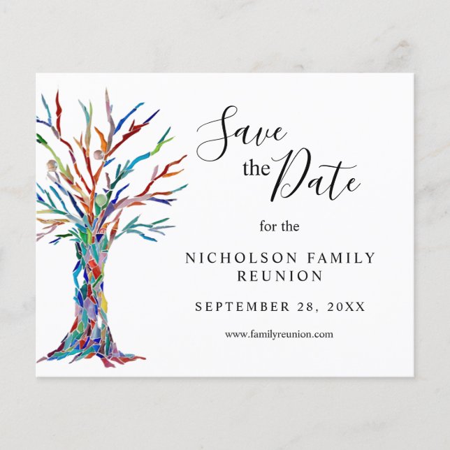 Family Reunion Save The Date Flyer (Front)