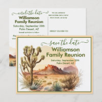 Family Reunion Save the Date Southwest QR Code  