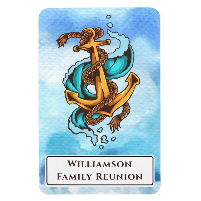 Family Reunion Stateroom Door Marker Cruise Magnet (Vertical)
