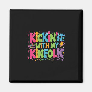 Family Reunion Summer Kickin' It With My Kinfolk F Magnet