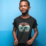 Family Reunion Summer Sunset Beach Palm Tree Toddler T-Shirt<br><div class="desc">Cute matching summer family reunion beach vacation toddler t-shirt for an island cruise or tropical seaside trip. Features beautiful palm trees in front of a pretty ocean sunset. Perfect custom tees for all toddlers in a group to match. Customise with the name or year.</div>
